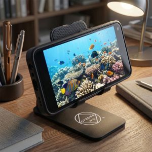 Foldable Adjustable Desktop Mobile Phone Stand Holder (1 Pc)