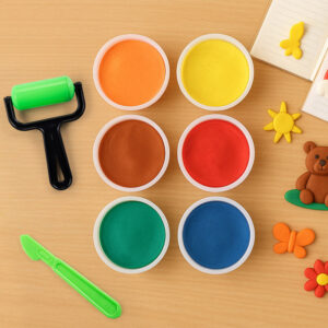 Camlin Play Dough – 6 Assorted Shades with Tools for Kids’ Creative Play
