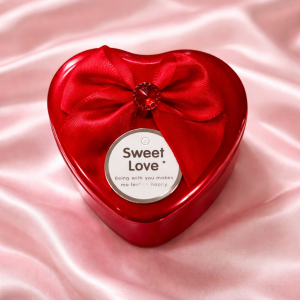 Heart Pendant Necklace Gift Set with Decorative Heart Box for Gifting ( DESIGN MAY VARY OF THE NECKLACE)