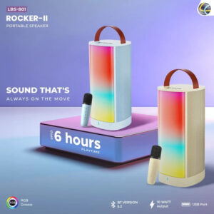 BLUETOOTH SPEAKER ROCKER II 10W WITH WIRELESS MIC LBS-801