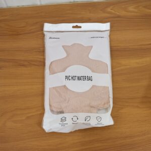 PVC Hot Water Bag with Soft Fur Cover (1 Pc)