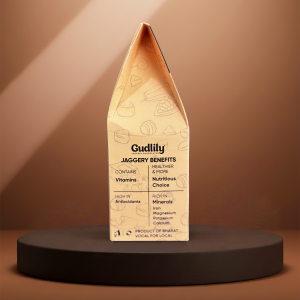 Gudlily Desi Jaggery Orange Zest Chocolate – Premium Jaggery Chocolates with Natural Sweetness (100Gm)