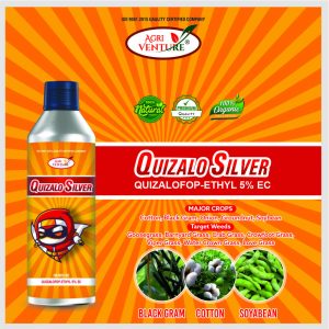 AgriVenture QUIZALO SILVER ( Quizalofop Ethyl 5% EC ) Herbiceds. (1Ltr.)