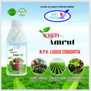 AgriVenture KHETI AMRUT NPK Consortia Organic Product for Plant Growth  1 LTR