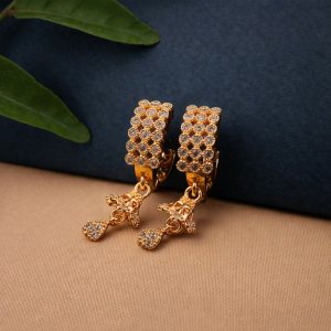 Elegant Jhumka Style Teardrop Dangle Party Wear Jewellery