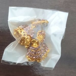 Premium Golden Traditional Jhumka | Stylish Ethnic Jewellery