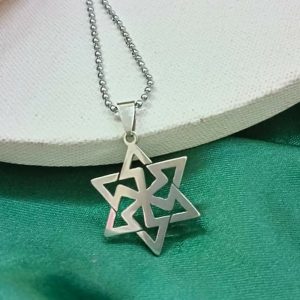 Geometric Star Chain Pendant for Men & Women