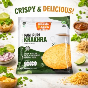 Naasta Baasta Pani Puri Khakhra -Tasty & Fresh Highly Nutritious Healthy Food (200gm)