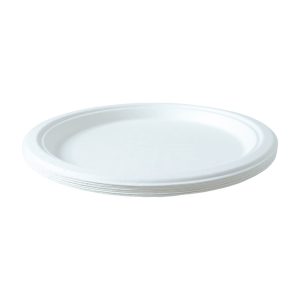 Vegnar Disposable Round Food Serving Plate (10 Pc)