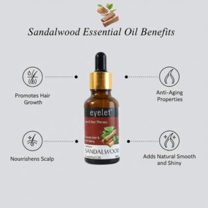 Eyelet Sandalwood Essential Oil for Smooth Skin & Natural Calmness – 30ML