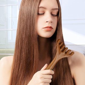 Manual Wooden Style Head & Neck Scalp Massager (1 Pc)