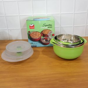 Signature Multipurpose Kitchen Serving Bowl (1000ML,1400ML,2200ML,3 Pc Set)