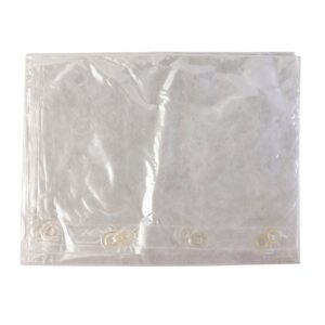 Transparent Waterproof Shower Curtain 75x52 Inch