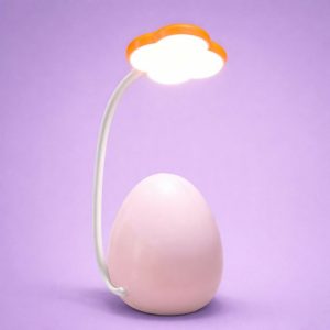 Unicorn Egg Kids Desk Lamp with LED Night Light & Flexible Neck