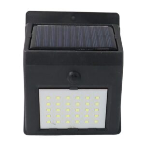 Solar Powered LED Wall Light - (1 Pc)