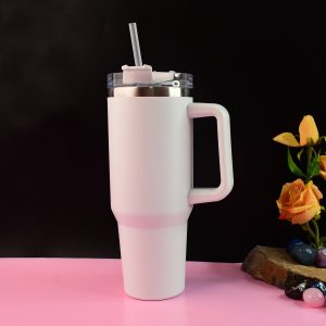 Premium Stainless Steel Vacuum Insulated Travel Mug Tumbler  (890ML / 1 Pc / Mix Color)