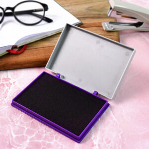 Camlin Deluxe Stamp Pad – Violet Color High-Quality Ink Pad Crisp Clear Impressions