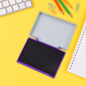 Camlin Deluxe Stamp Pad – Violet Color High-Quality Ink Pad Crisp Clear Impressions