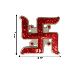 Traditional Decorative “Swastik” Sticker - (Set)