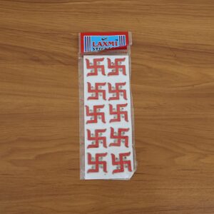 Traditional Decorative “Swastik” Sticker - (Set)