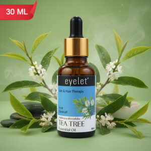 Eyelet Tea Tree Essential Oil for Clear Skin & Scalp Purification Support – 30ML