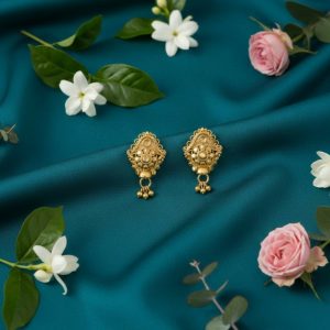3 Drops Golden Earrings for Women & Girls – Traditional Fancy Jewellery Gift