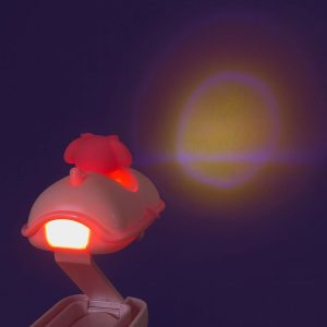 Pink Mini Folding LED Night Light with Clamp Base for Kids