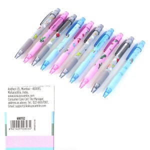 Camlin Klick Mechanical Pencil 0.7 mm Assorted Cartoon Design  Writing Pack of 10