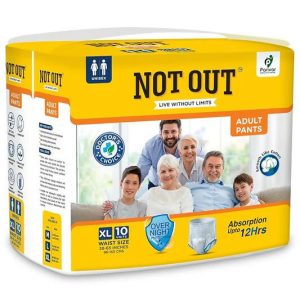ADULT DIAPER PULL UP PANTS WITH ANTI-BACTERIAL PROPERTIES - LEAKPROOF, 10 HOURS PROTECTION