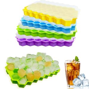 Honey Ice Tray with lid pack of 5