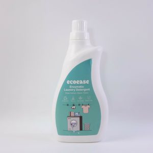 Ecoease Enzymatic Laundry Detergent Liquid, Plant Based Enzyme Powered Tough on Stains, (1L)