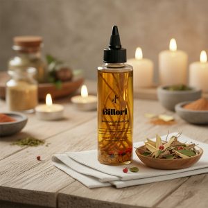 Bamboo Jatamansi Hair Oil with Methi Seeds, Gunja Seeds, Vetiver Roots & a trio of Rice Bran, Sesame & Castor Oils (200 ml)