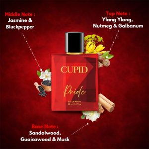 Cupid Luxury Men Pride Perfume|Long Lasting Fresh Edp Fragrance Scent Liquid Perfume (50 Ml)