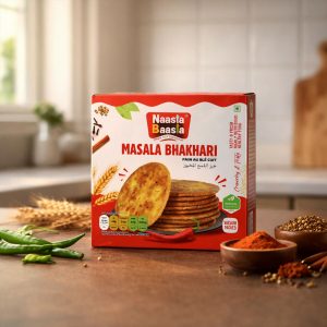 Naasta Baasta Masala Bhakhari Ready-to-Eat Crispy Spiced Wheat Snack (200 Gm)