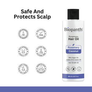 Rosemary Coconut Herbal Hair Oil with Natural Oils for Hair Care (200 ml)