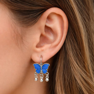 BEAUTIFUL ELEGANT BUTTERFLY EARRINGS WITH COMBO OF 4 COLOURS