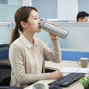 Customize Stainless Steel Vacuum Insulated Flask Bottle with Leakproof Lid (1 Pc, 800 ML)