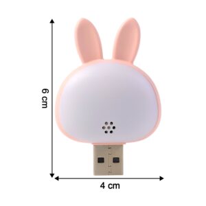 Cute USB Rabbit Night Light with Sound / Voice Activation