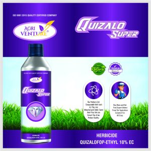 AgriVenture QUIZALO SUPER ( Quizalofop Ethyl 10% EC ) Herbiceds. (1Ltr.)