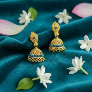 Elegent Golden Earrings For Women & Girl Traditional Jewellery Stylish Fancy Jhumka Earrings