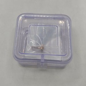 Rose Gold AD Cluster Flat Back Stud Earring for women and girls Pack of 1 PCS