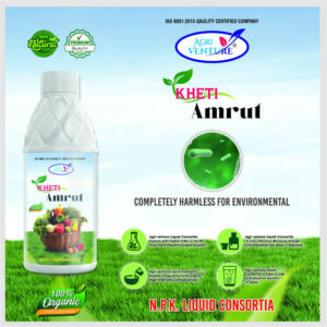 AgriVenture KHETI AMRUT NPK Consortia Organic Product for Plant Growth  1 LTR