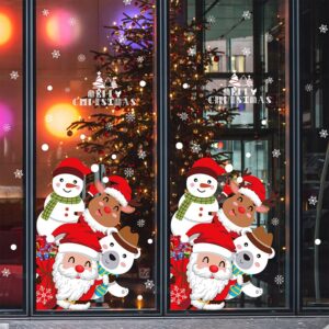 Christmas Theme Glass & Wall Sticker 90x60 cm – (1 Pc)