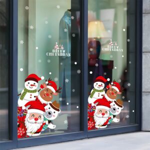 Christmas Theme Glass & Wall Sticker 90x60 cm – (1 Pc)