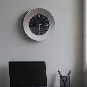 Modern Round Wall Clock - (1 Pc)