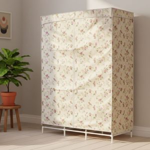8 Compartment Portable Fabric Wardrobe Closet, Collapsible Wardrobe Racks