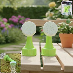 Bottle Watering Nozzle for Plants – Garden Water Sprinkler Head (2 Pc)