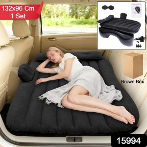 Inflatable Car Air Mattress Bed (132 × 96 cm, 1 Set)