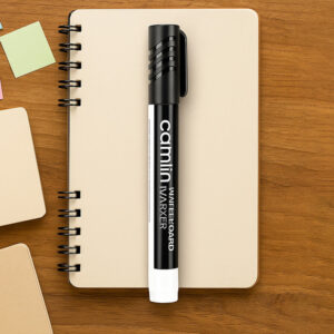 Camlin Whiteboard Marker – Black Color Bold Writing Refillable Markers (Pack of 10)