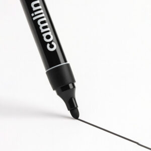 Camlin Whiteboard Marker – Black Color Bold Writing Refillable Markers (Pack of 10)
